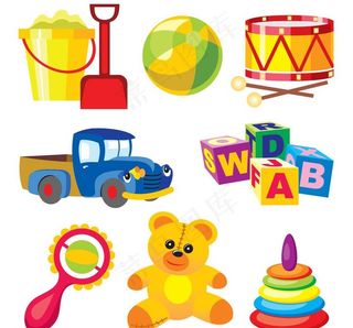 矢量儿童玩具图片