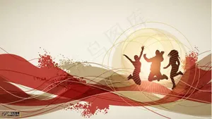 现代青年艺术PPT模板预览图