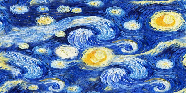 璀璨星空蓝色星空梦幻星空