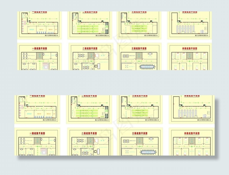 公司平面图图片cdr矢量模版下载