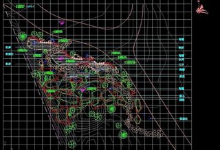 博览园梅林景点施工图图片