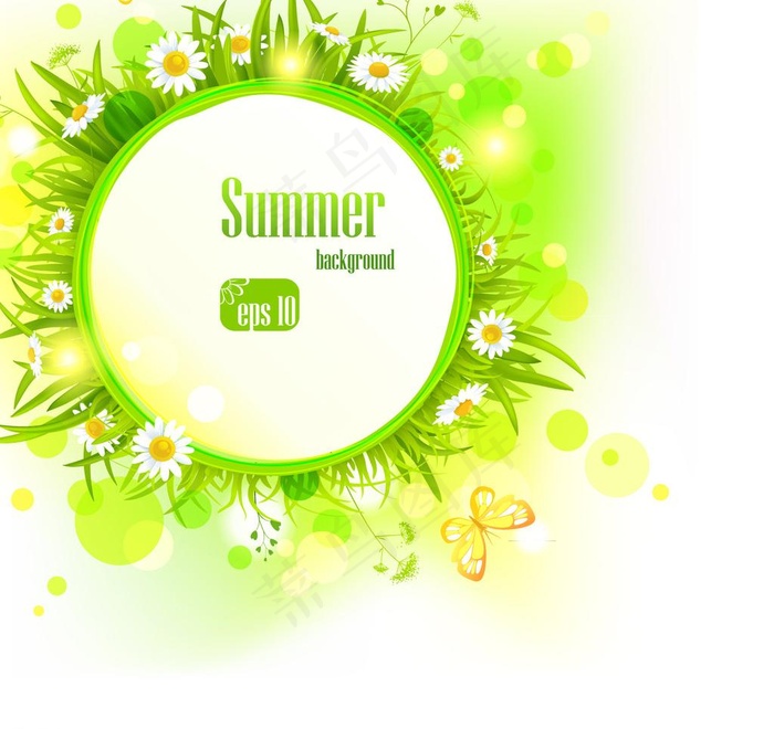 矢量春天美景图片