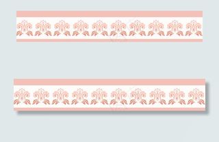 欧式古典平面包装设计线条纹样