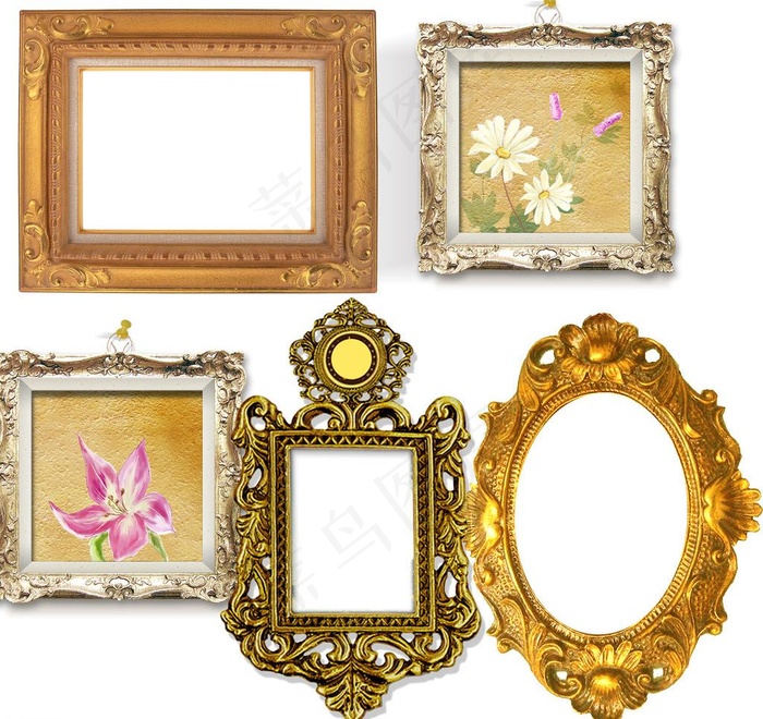 欧式相框图片