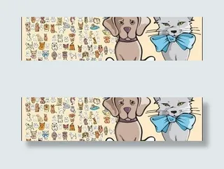 容纳的猫和狗的喜剧风格