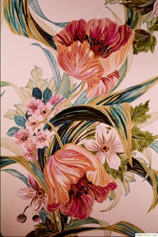 典雅花卉背景装饰3d材质