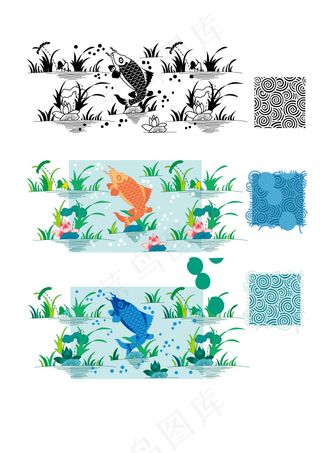 底纹无缝背景花纹花朵古典