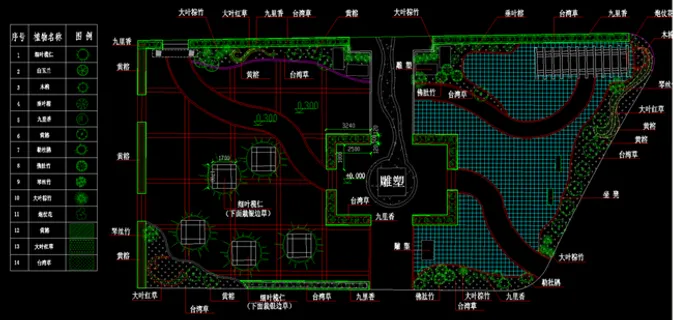 公园广场绿化 小广场绿化配置图片