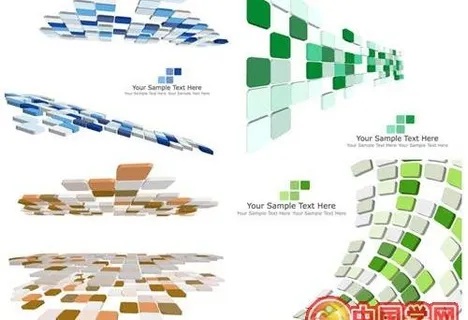 动感格子矢量素材