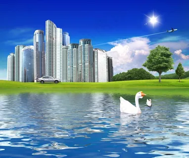 房地产建筑背景图 房地产建筑背景图