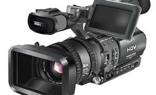 逼真的索尼相机矢量素材