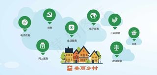 扁平化生活服务矢量图标下载