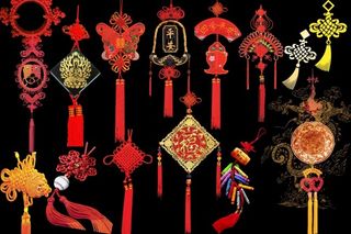 古典传统节日中国结PSD分层