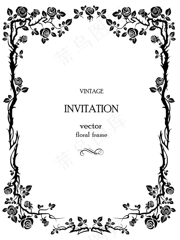 矢量欧式边框花纹图片