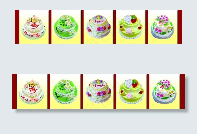 蛋糕图片psd模版下载