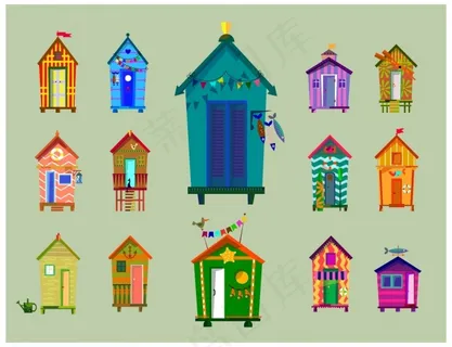 扁平创意屋子设计 扁平创意屋子设计