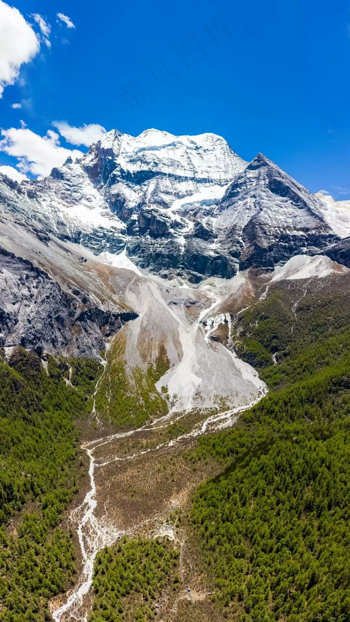 雪峰高清摄影图片