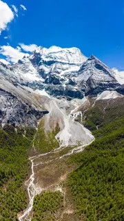 雪峰高清摄影图片