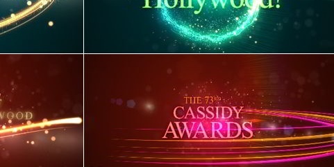 绚丽粒子光线装饰字幕展示AE模板