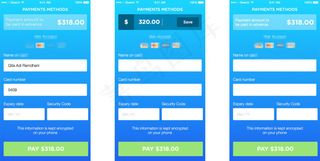 付款方式移动手机APP界面UI