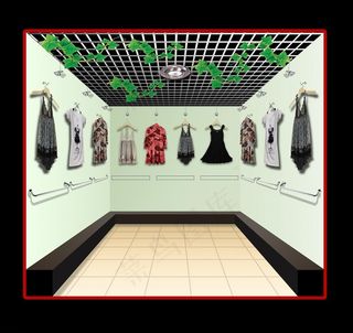 服装店效果图图片