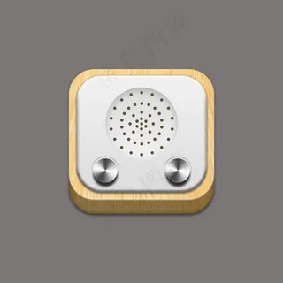 简约音响icon设计