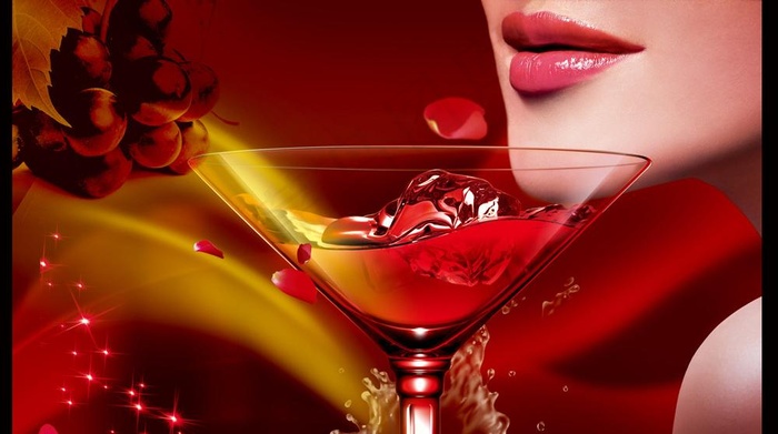 葡萄酒广告图片