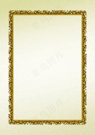 金色相框素材