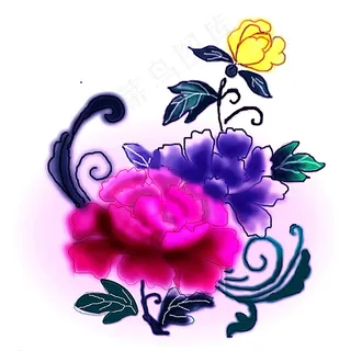 唯美花卉图片高清分层素材