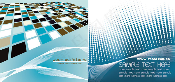 2款商务风格背景矢量素材