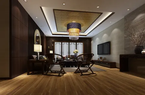 中式客厅效果图图片 中式客厅效果图图片