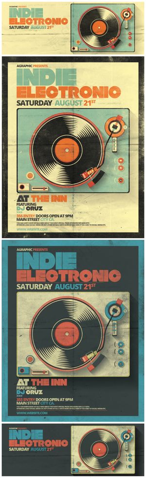 复古欧美音乐歌会文字排版设计淘宝海...