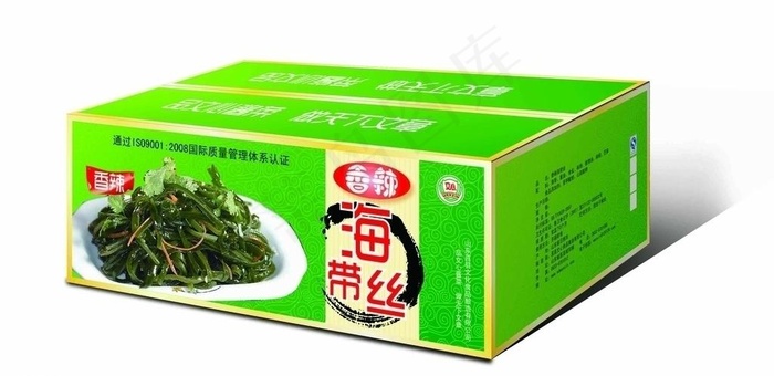 海带包装图片eps,ai矢量模版下载