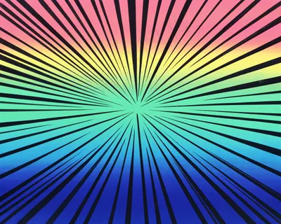 动漫背景五彩发射