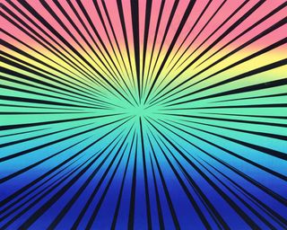 动漫背景五彩发射