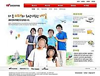 韩国网站首页内页设计图分层素材图片psd模版下载