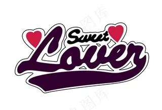 LOVE贴布绣艺术字