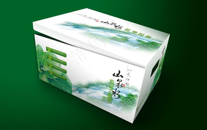 菜包装 （展开图）图片(210X297)cdr矢量模版下载