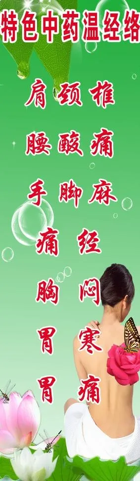 特色中药温经络图片psd模版下载