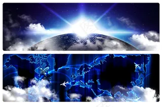 全球商业的旗帜