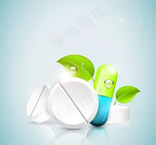 药片胶囊医疗背景图片