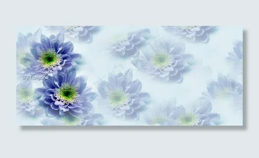 宽幅花卉背景素材