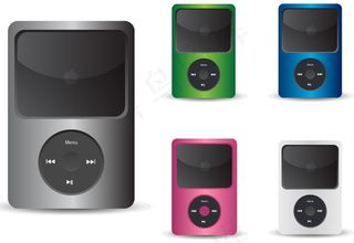 iPod图标矢量素材