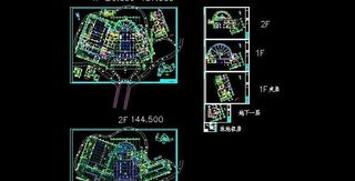 黄山酒店泳池水处理平面图