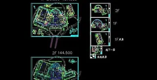 黄山酒店泳池水处理平面图