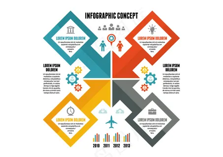 商务时间轴信息图标数据图PPT矢量...