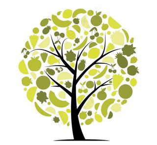 水果花纹树木图片