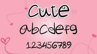可爱字体
