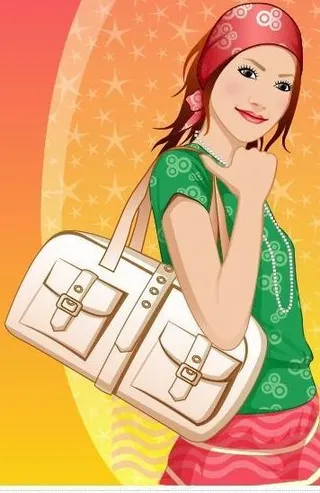 美女矢量图图片