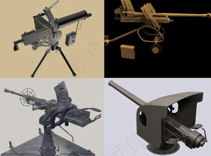 4款武器模型 4款武器模型
